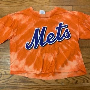 Cropped Mets shirt
